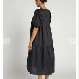 Dissh Linen Midi Dress Ink